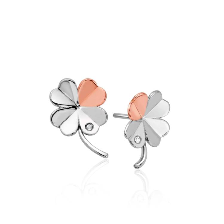 Clogau Pob Lwc Sterling Silver Stud Earrings