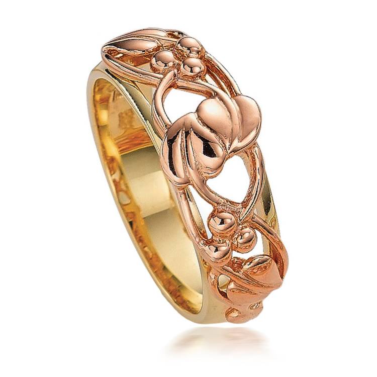 Clogau Tree of Life 9ct Yellow Gold Ring - U