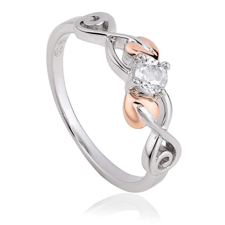 Clogau Tree of Life Sterling Silver Anniversary Ring - R