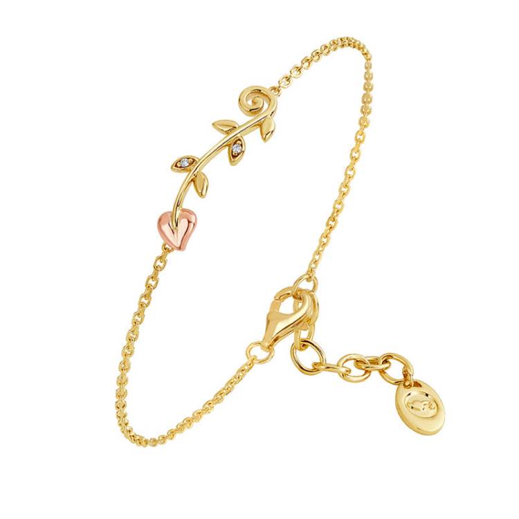 Clogau Vine Of Life 9ct Gold Diamond Bracelet - Gold
