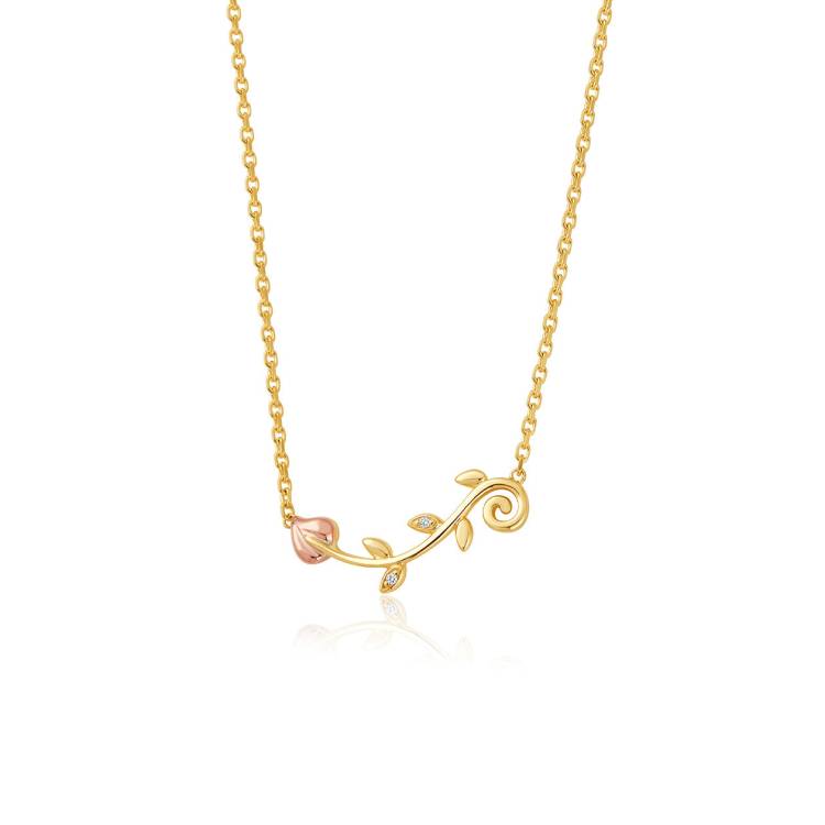Clogau Vine Of Life 9ct Gold Diamond Necklace - Gold