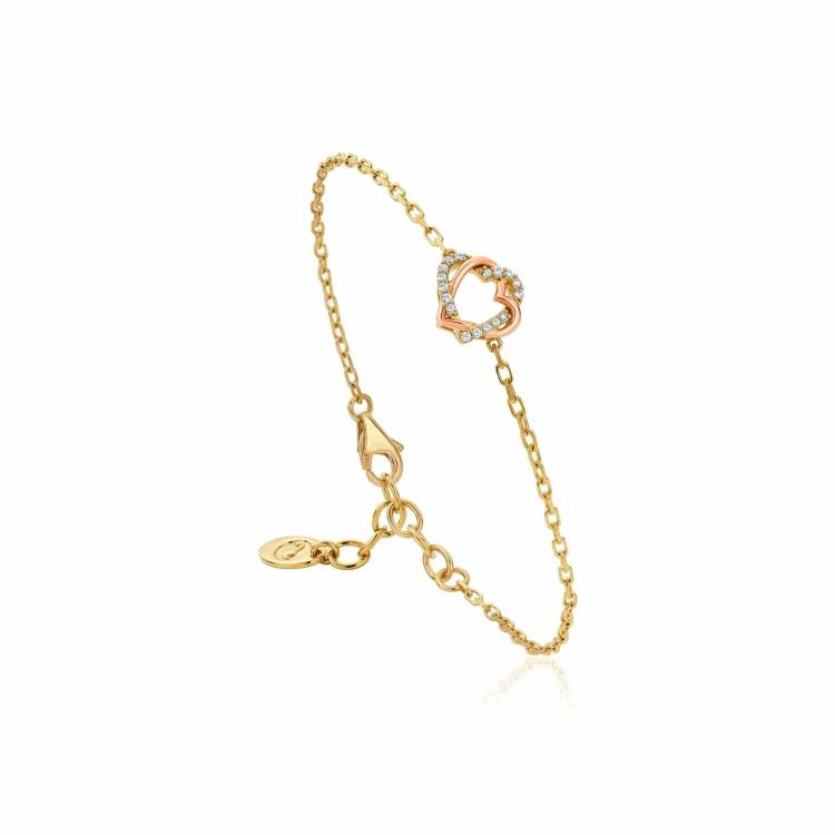 Clogau Always in My Heart 18ct Gold Diamond Bracelet
