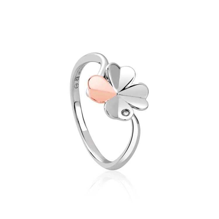 Clogau Pob Lwc Sterling Silver Ring - M