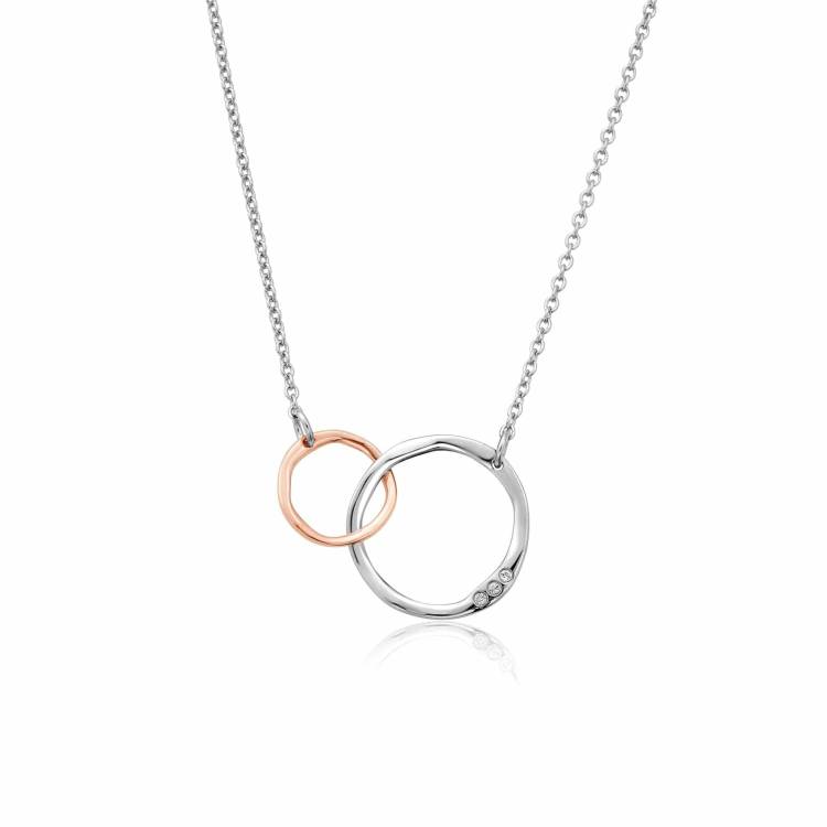 Clogau Ripples Sterling Silver Choker Necklace