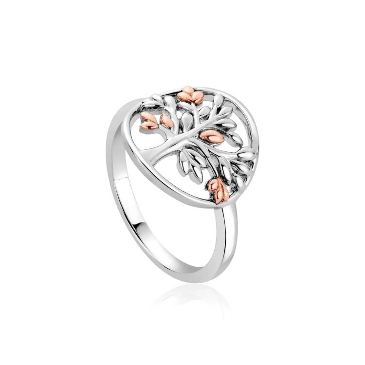 Clogau Tree of Life Circle Sterling Silver Ring - N