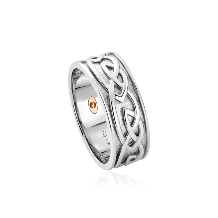 Clogau Annwyl 9ct Gold Wide Ring - P