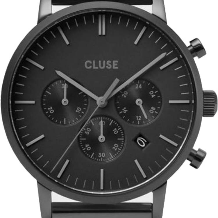 Cluse Watch Aravis Chrono Mens - Black