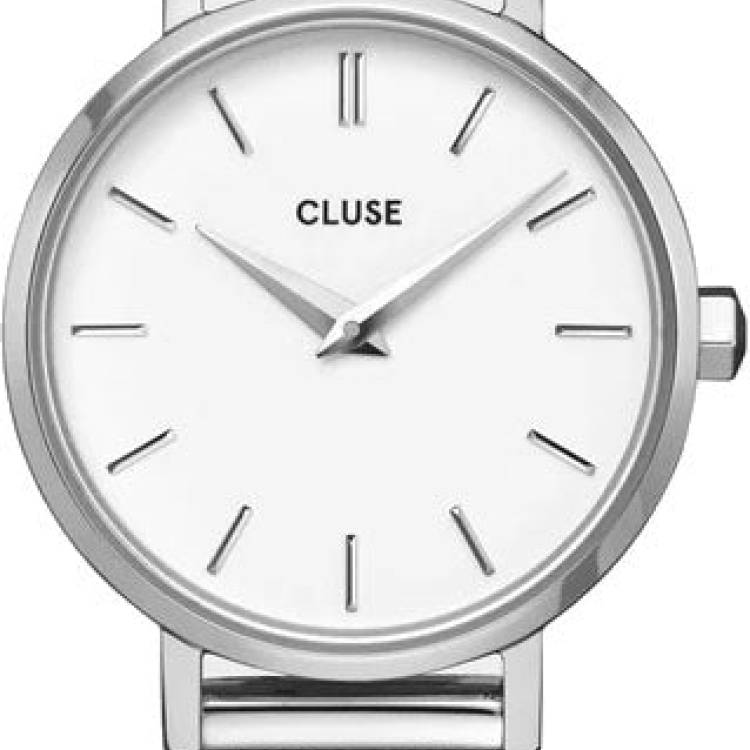 Cluse Watch Boho Chic Petite Mesh White - White