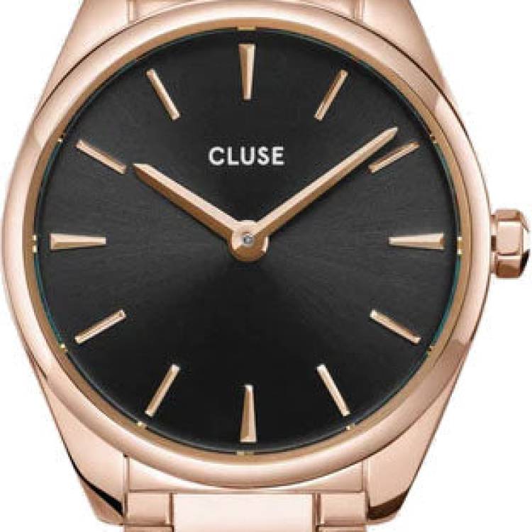 Cluse Watch Feroce Mini Black Rose Gold - Black