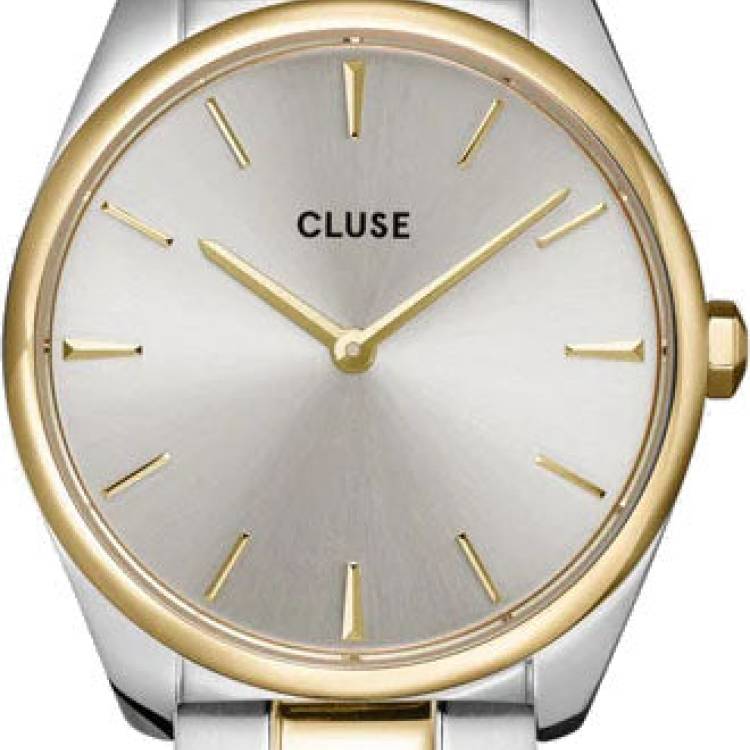 Cluse Watch Feroce Petite Bicolour - Silver
