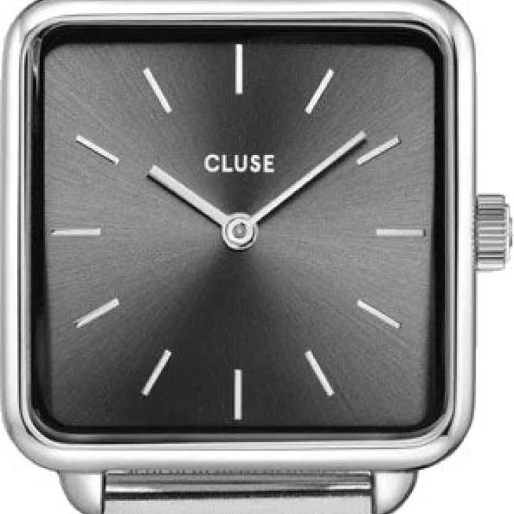 Cluse Watch La Tetragone Mesh Dark Grey - Grey