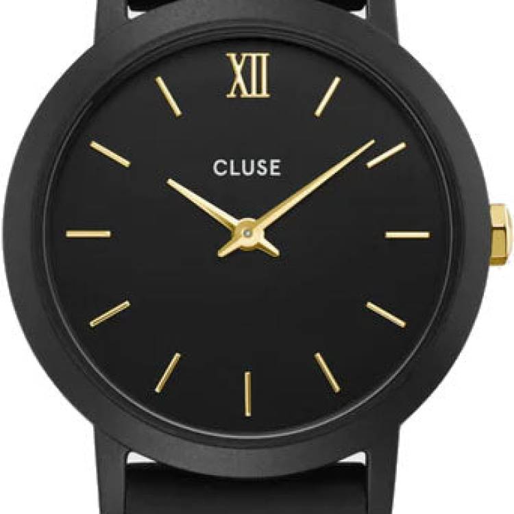 Cluse Watch Minuit Nylon Black Gold - Black