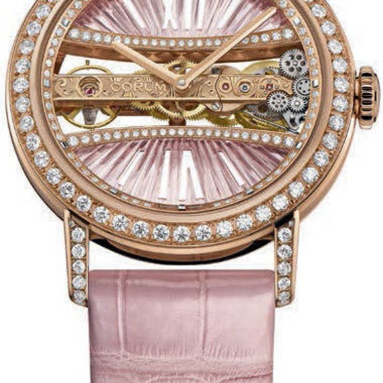 Corum Watch Golden Bridge Round - Pink