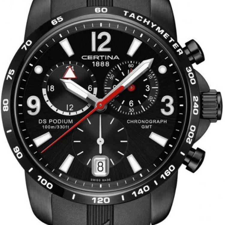 Certina Watch DS Podium Big Size Chrono GMT Quartz