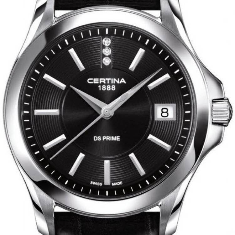 Certina Watch DS Prime Lady Round Quartz - Black