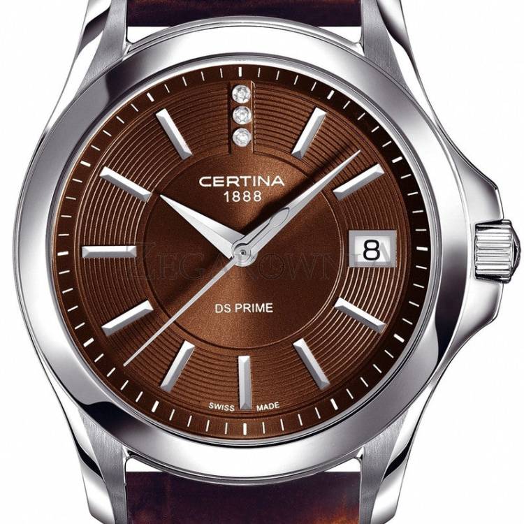 Certina Watch DS Prime Lady Round Quartz - Brown