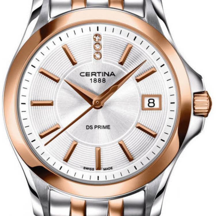 Certina Watch DS Prime Lady Round Quartz - Silver