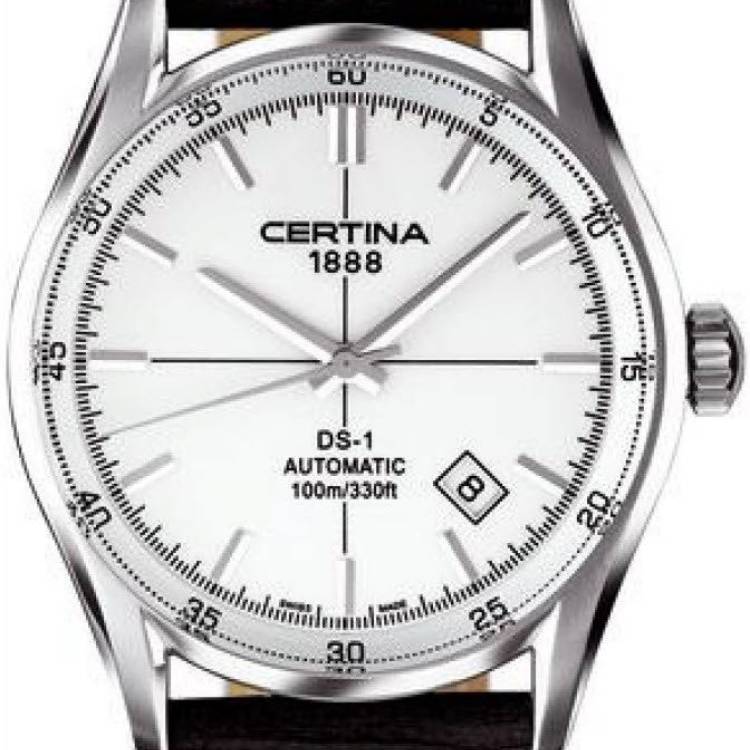 Certina Watch DS-1 Index Automatic - White