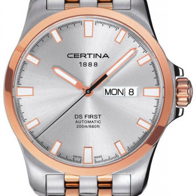 Certina Watch DS First Day Date Automatic - Silver