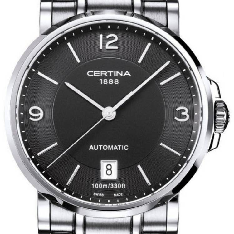Certina Watch DS Caimano Gent Automatic - Black