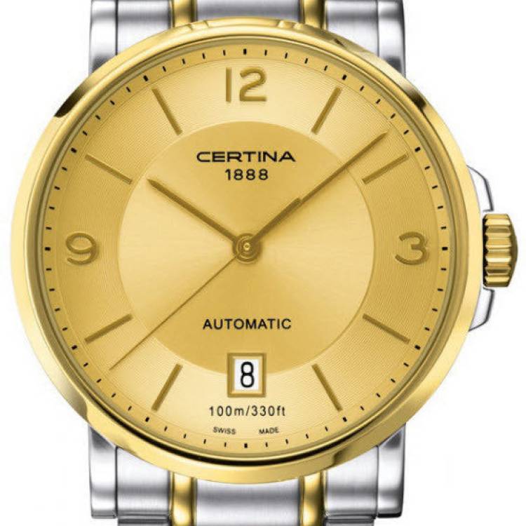 Certina Watch DS Caimano Gent Automatic - Gold