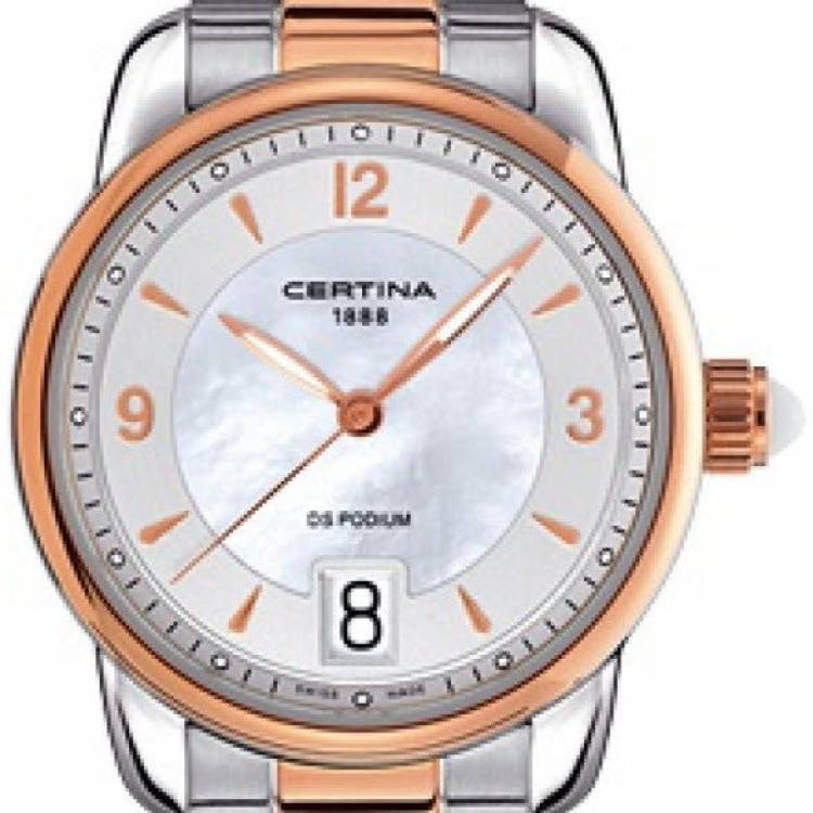 Certina Watch DS Podium Lady Quartz - White