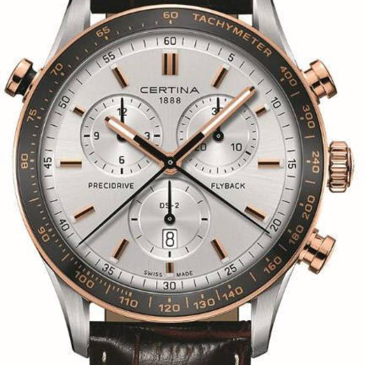 Certina Watch DS-2 Chrono Flyback - Silver