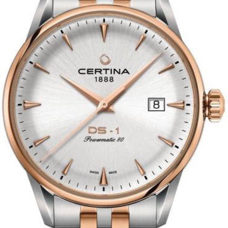 Certina Watch DS-1 Mens Powermatic 80 - Silver