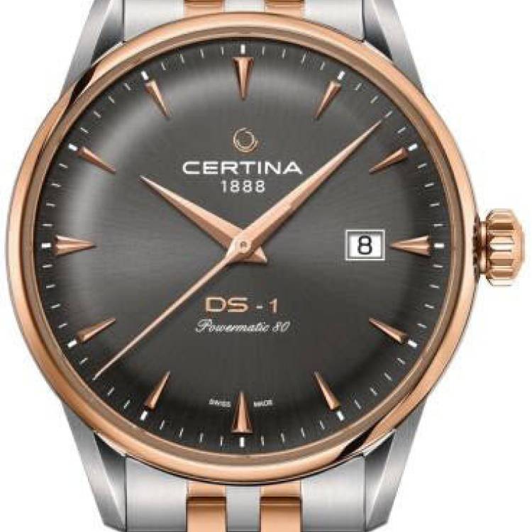 Certina Watch DS-1 Mens Powermatic 80 - Grey
