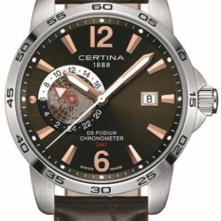 Certina Watch DS Podium GMT - Brown