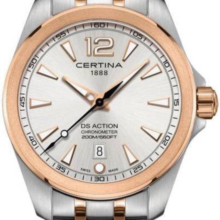 Certina Watch DS Action Mens - Silver