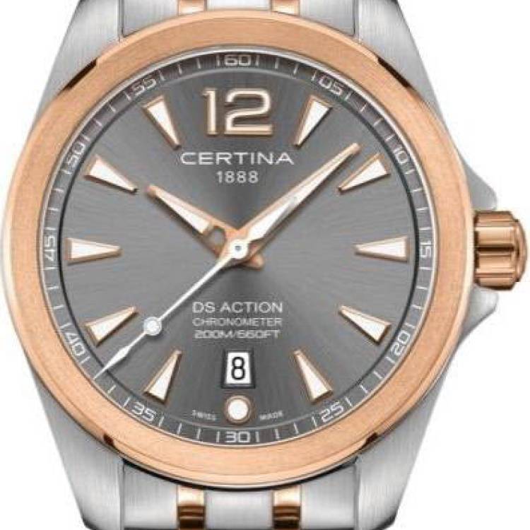 Certina Watch DS Action Mens - Grey