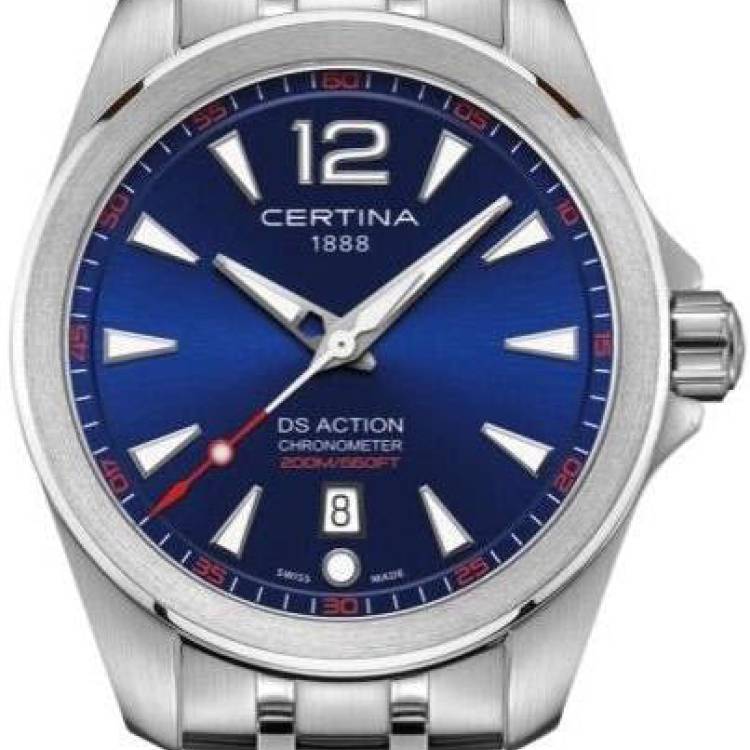 Certina Watch DS Action Mens - Blue