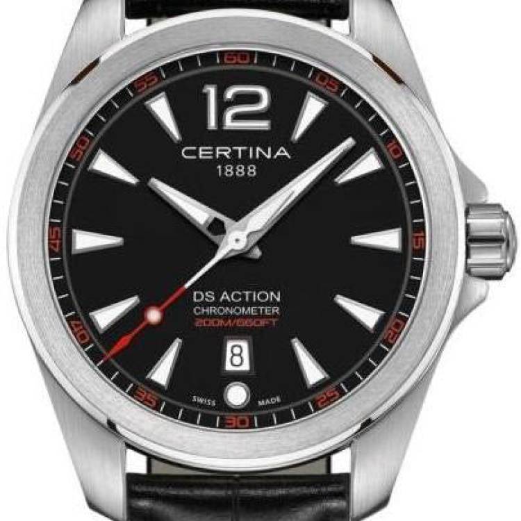 Certina Watch DS Action Mens - Black