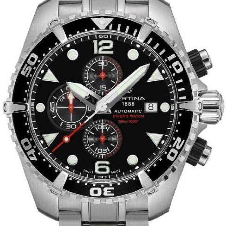 Certina Watch DS Action Chrono Diver - Black