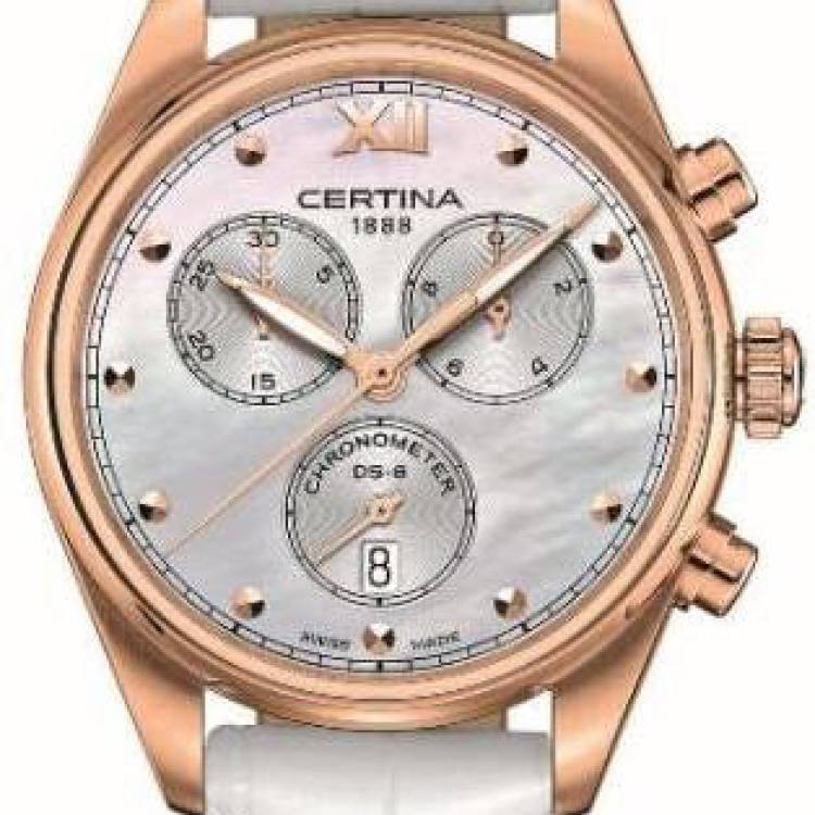 Certina Watch DS-8 Chrono Lady - White