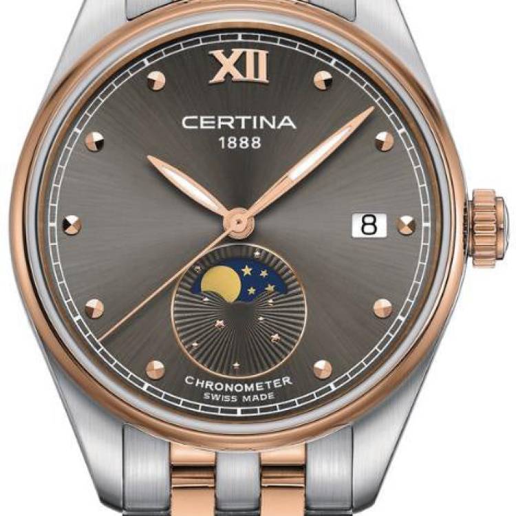 Certina Watch DS-8 Moon Phase Lady - Grey