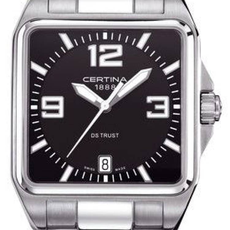 Certina Watch DS Trust Mens - Black