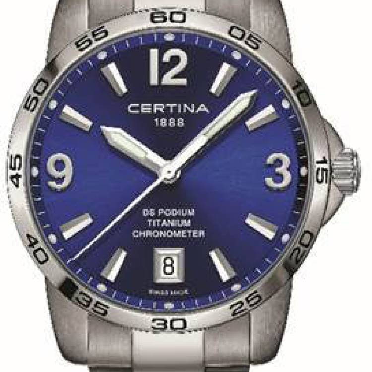 Certina Watch DS Podium Gent - Blue