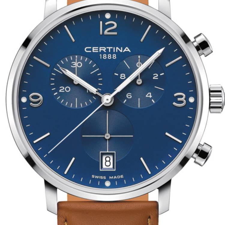 Certina Watch DS Caimano Chronograph - Blue
