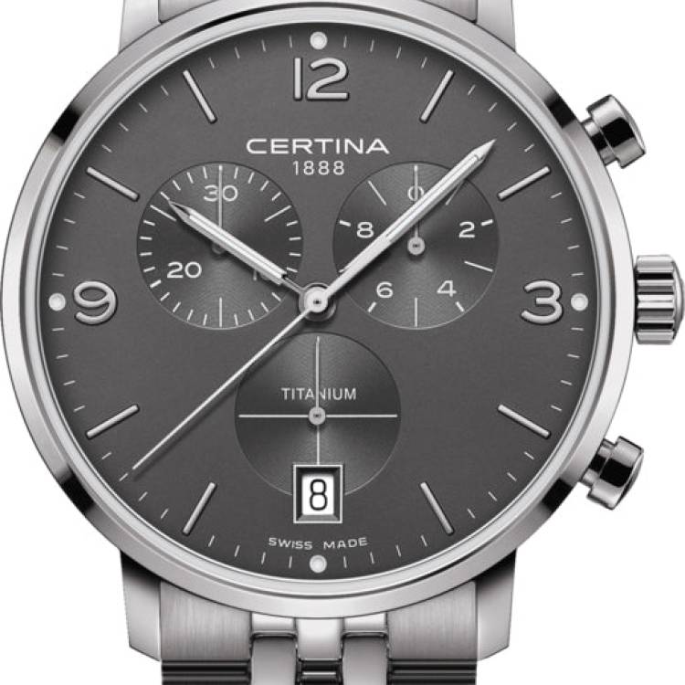 Certina Watch DS Caimano Chronograph - Grey
