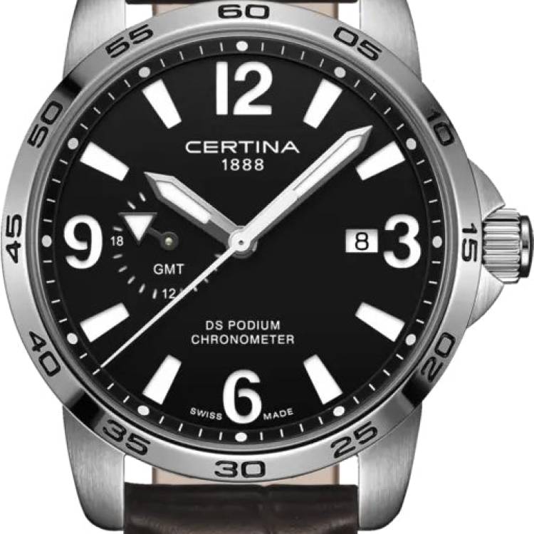 Certina Watch DS Podium GMT Quartz - Black