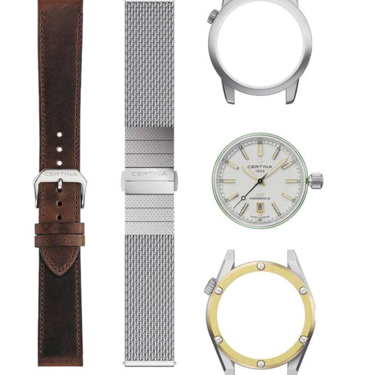 Certina Watch DS+ Automatic Silver Kit