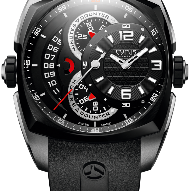 Cyrus Watch Klepcys Chronograph Steel & Black DLC Limited Edition - Black