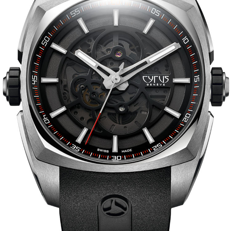 Cyrus Watch Klepcys Solo Tempo Steel Limited Edition - Black