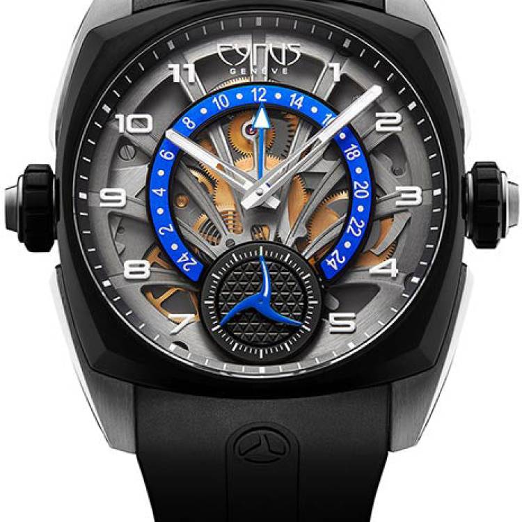 Cyrus Watch Klepcys GMT Retrograde Titanium DLC Limited Edition - Grey