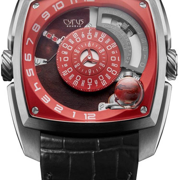 Cyrus Watch Klepcys Mars Red Titanium Limited Edition - Red