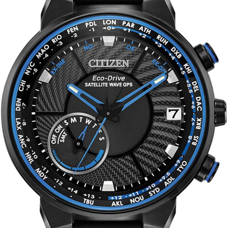 Citizen Watch Satellite Wave GPS Eco Drive Mens - Black