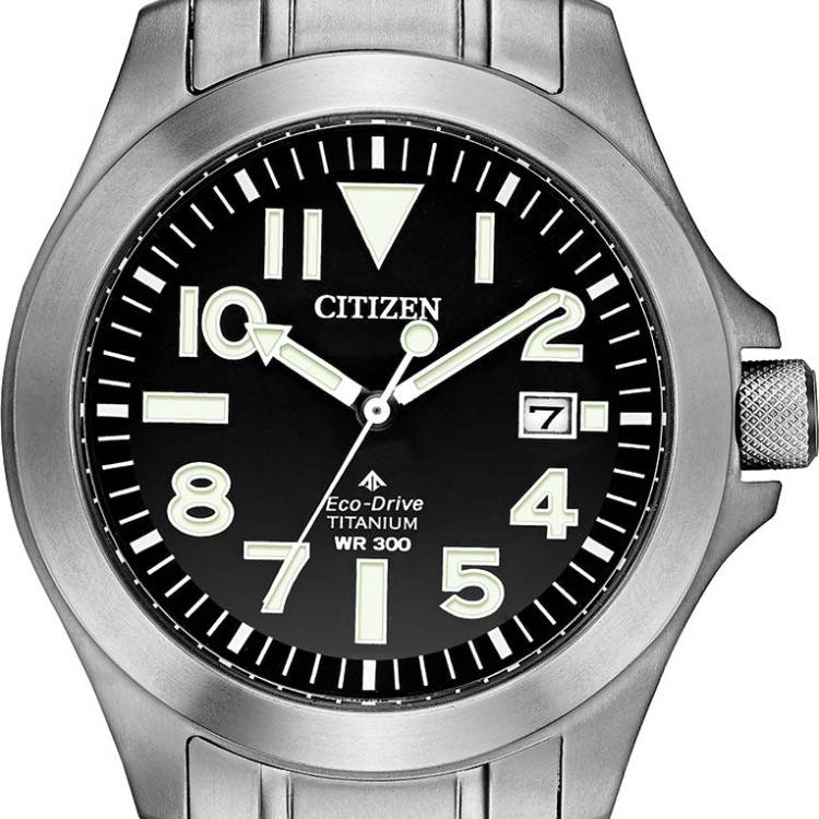 Citizen Watch Promaster Tough Super Titanium Eco Drive Mens - Black
