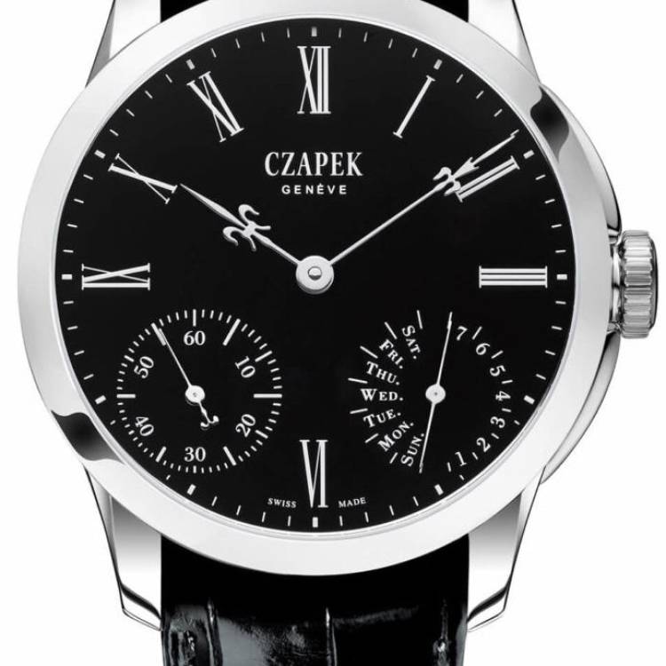 Czapek Watch Quai Des Bergues Steel Black Enamel S Limited Edition